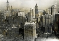 Нью-Йорк - New York City aerial view 1919 США,  Нью-Йорк (штат),  Нью-Йорк,  Манхеттен