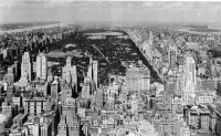Нью-Йорк - Central park from Ар-Си-Эй-Билдинг RCA Building ( Ар-Си-Эй-Билдинг) july 1940 США,  Нью-Йорк (штат),  Нью-Йорк,  Манхеттен