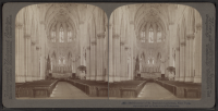 Нью-Йорк - Interior of St. Patrick Cathedral, New York. США,  Нью-Йорк (штат),  Нью-Йорк,  Манхеттен