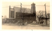 Нью-Йорк - By 1915 the steeple of Trinity Methodist Church had changed significantly. США , Нью-Йорк (штат) , Нью-Йорк , Бронкс