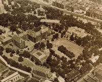 Нью-Йорк - Aerial view of the South Campus, or Manhattanville Campus taken prior to 1952. США , Нью-Йорк (штат) , Нью-Йорк , Манхеттен