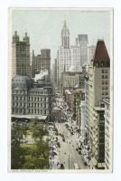 Нью-Йорк - Нью-Йорк. Улицы. Бродвей, 1908