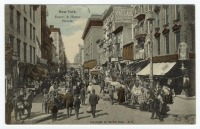 Нью-Йорк - Нью-Йорк. Улицы. Эссекс-Стрит и Хестер, 1907