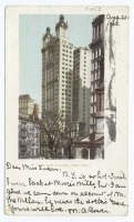 Нью-Йорк - Нью-Йорк. Башни. Парк Роу Билдинг, 1900
