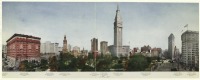 Нью-Йорк - Нью-Йорк. Башни. Городская панорама, 1911