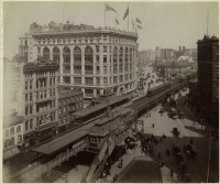 Нью-Йорк - Нью-Йорк. Бродвей и 33-я улица, 1903