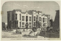 Нью-Йорк - Пятая Авеню. Рутгерс колледж, 1867