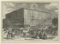 Нью-Йорк - Манхэттен. Пятая авеню , 1873