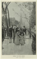 Нью-Йорк - Воскресный день на Пятой авеню, 1893