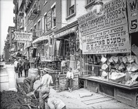 Нью-Йорк - Деланси-стрит, 1907 год