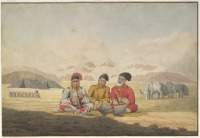 Китай - Лагерь британской экспедиции Х. Герси в Тибете, 1812