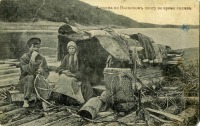 Самара - Хижина на волжском плоту во время сплава