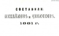 Самара - Самара. Альбом видов составили: Михайлов и Цвиленев. 1881г.