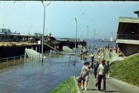 Саратов - Причалы речного вокзала.Наводнение 1979г.