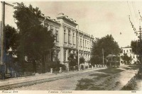 Саратов - Трамвай на ул. Советской возле Государственного банка