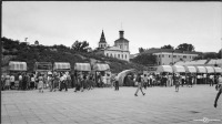 Саратов - Торговля на площади перед речным вокзалом