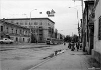 Саратов - Трамвай на пересечении улиц Кутякова и Горького