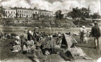 Саратов - Голодобеженцы на берегу Волги