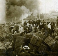 Саратов - Пожар на пристани