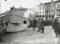 Саратов - Демонстрация на пересечении улицы Радищева и Б.Казачьей 7 ноября 1928 г.