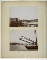 Франция - Брест. Сторожевая башня и порт, 1898