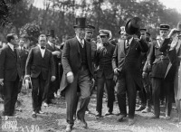 Франция - Вудро Вильсон в День поминовения в Сюрене 31 мая 1919