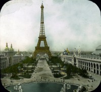Париж - Парижская выставка 1900 года. : Эйфелева башня