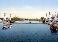 Париж - Мост Александра III, Всемирной выставки 1900 года,