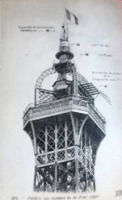 Париж - Верхушка Эйфелевой башни.