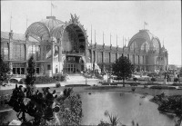 Париж - «Экспо 1878 / Премьер-№ 2 / дворец Марсово поле, главный фасад