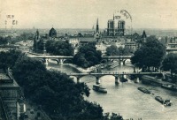 Париж - Панорама Сены и Нотр-Дама.