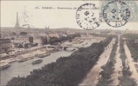 Париж - Панорама Сены.