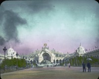 Париж - Paris Exposition: Champ de Mars and Chateau of Water and Palace of Electricity Франция,  Иль-де-Франс,  Париж
