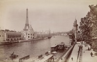 Париж - Perspective sur la Seine, vue prise du pont de l'Alma Франция,  Иль-де-Франс,  Париж