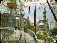 Париж - Paris Exposition: moving sidewalk Франция,  Иль-де-Франс,  Париж