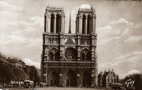 Париж - Paris. Notre Dame et le Parvis Франция,  Иль-де-Франс,  Париж