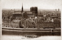 Париж - Paris - Vue de la Cit? - Notre-Dame Франция,  Иль-де-Франс,  Париж