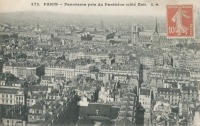 Париж - PARIS - Panorama pris du Pantheon Франция , Метрополия Франция , Иль-де-Франс , Париж