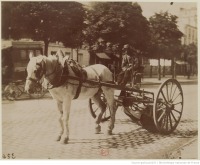 Париж - Уборка улиц. Дворник, 1899-1900