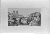 Париж - Вид Нового моста Сен-Мишель, 1857