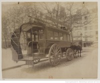 Париж - Омнибус на конной тяге, 1910-1911