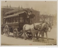Париж - Пассажирский омнибус на конной тяге, 1910