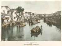 Токио - Баржи на речном канале в Токио, 1910-1919