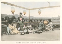Киото - Летним вечером на Камогаво в Киото, 1910-1919