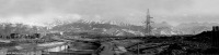 Алма-Ата - Алма-Ата. Вид на юг с моста через р. Весновку