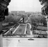 Алма-Ата - 1973г. Вид на сквер с площади им.В.И. Ленина