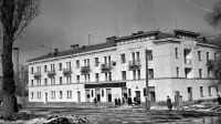 Алма-Ата - 1955г. Будневич. Дом на углу Комсомольской и проспекта Ленина