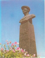 Кызылординская область - Бюст Ибрая Жахаева