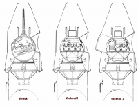 Байконур - Схема размещение космонавтов