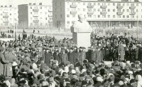 Байконур - Открытие памятника С.П.Королеву в г.Ленинске ноябрь 1970 г.